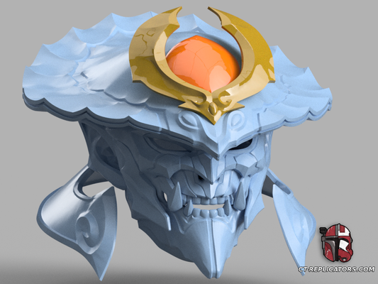 STL 3D Print Files Yoshimitsu Tekken 8 Helmet Cosplay Replica 1:1