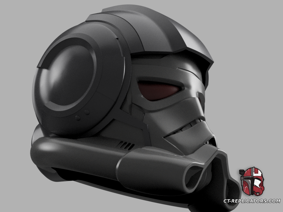 STL 3D Print Files Star Wars Squadron TIE Pilot Variant Support Helmet 1:1 Replica Cosplay Battlefront