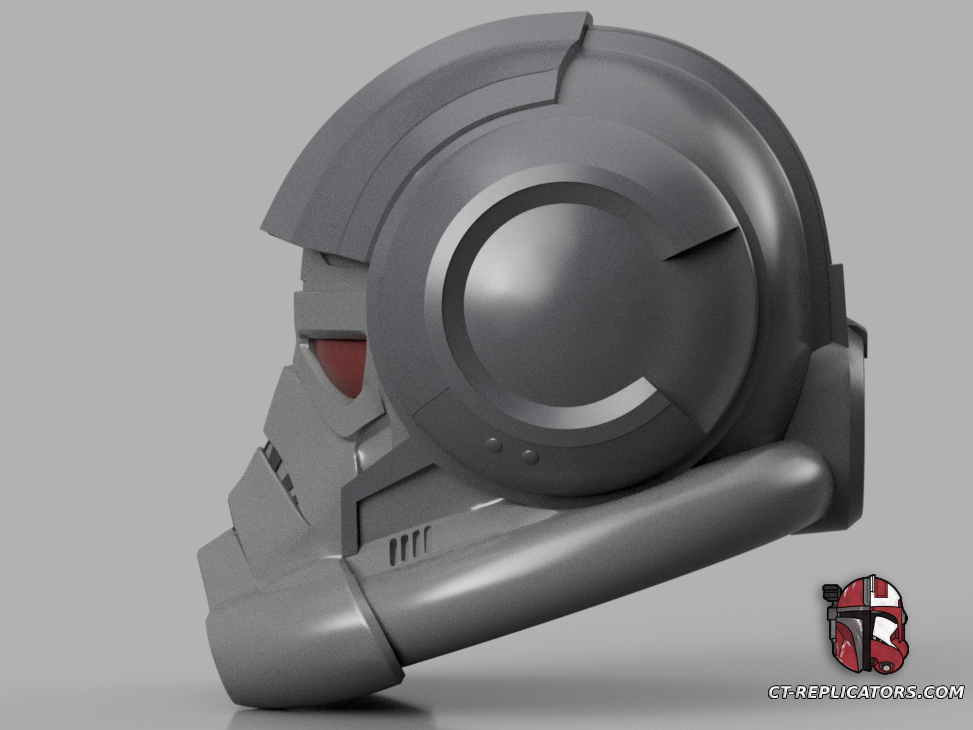 STL 3D Print Files Star Wars Squadron TIE Pilot Variant Support Helmet 1:1 Replica Cosplay Battlefront