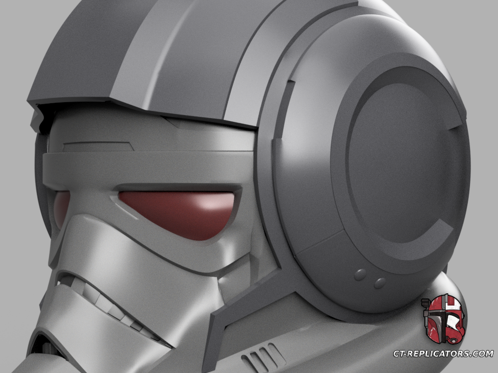 STL 3D Print Files Star Wars Squadron TIE Pilot Variant Support Helmet 1:1 Replica Cosplay Battlefront