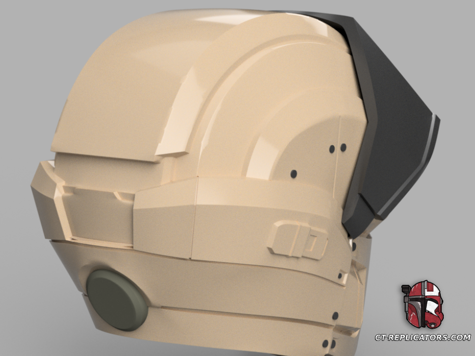 STL 3D Print Files Helldivers 2 - SC-30 Trailblazer Scout Helmet DIY Kit Cosplay 1:1 scale