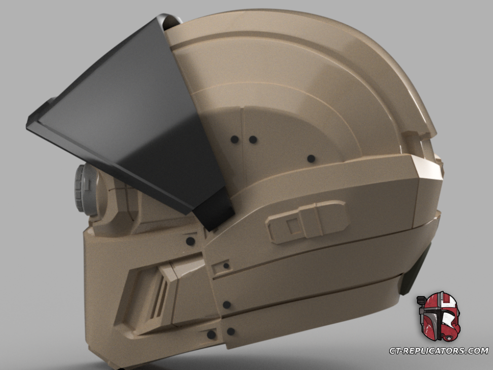 STL 3D Print Files Helldivers 2 - SC-30 Trailblazer Scout Helmet DIY Kit Cosplay 1:1 scale