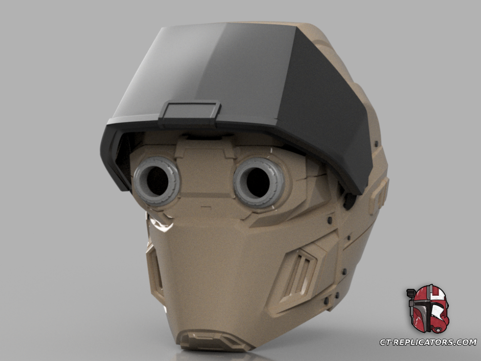 STL 3D Print Files Helldivers 2 - SC-30 Trailblazer Scout Helmet DIY Kit Cosplay 1:1 scale