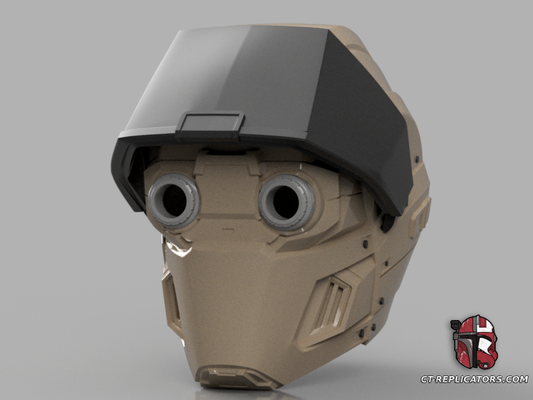 STL 3D Print Files Helldivers 2 - SC-30 Trailblazer Scout Helmet DIY Kit Cosplay 1:1 scale