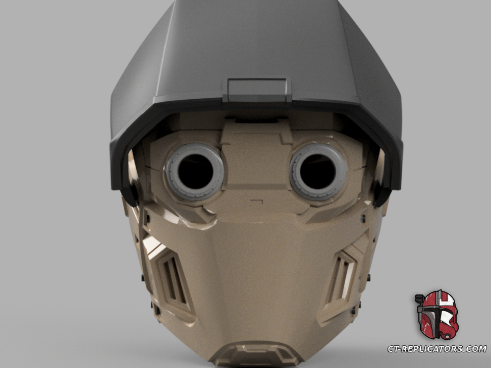 STL 3D Print Files Helldivers 2 - SC-30 Trailblazer Scout Helmet DIY Kit Cosplay 1:1 scale