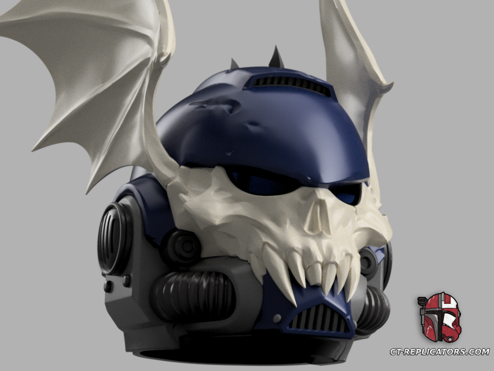 Night Lord Space Marine 2 Helmet PVP Update 1;1 Replica Cosplay
