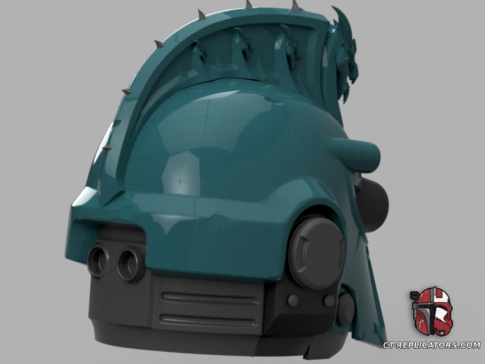 Alpha Legion Sniper Omegon Space Marine 2 Helmet PVP Update 1;1 Replica Cosplay