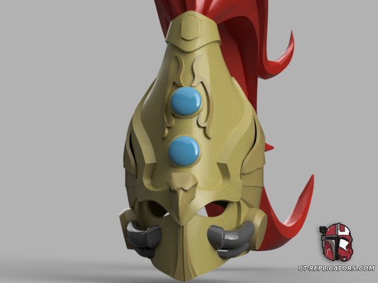 STL 3D Print Files Aeosoth Vexilus Praetor Adeptus Custodes Space Marine Helmet 1:1 Cosplay Replica