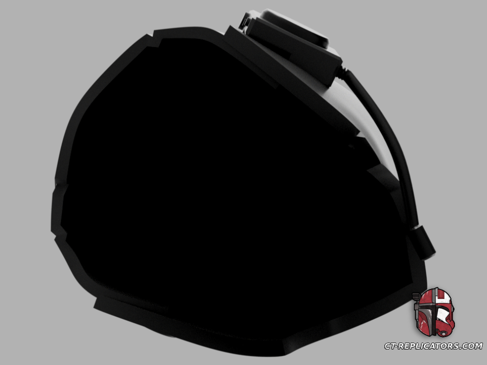 STL 3D Print Files The Adeptus Arbites Class Vox Helmet 1:1 Cosplay Replica DARKTIDE