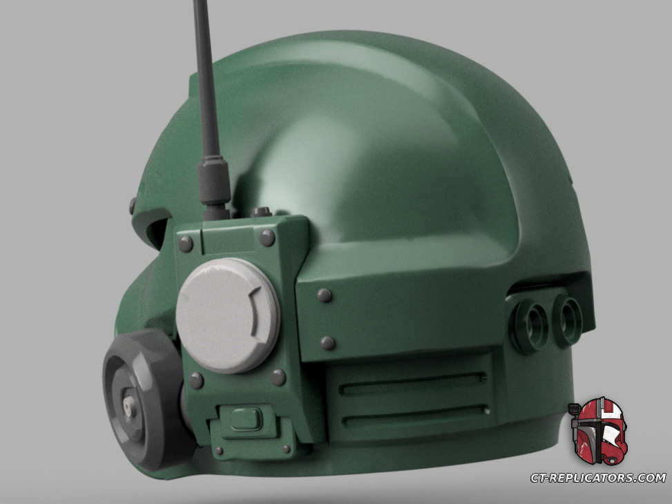 STL 3D Print Files Phobos Space Marine 2 Helmet PVP Update 1:1 Cosplay Replica