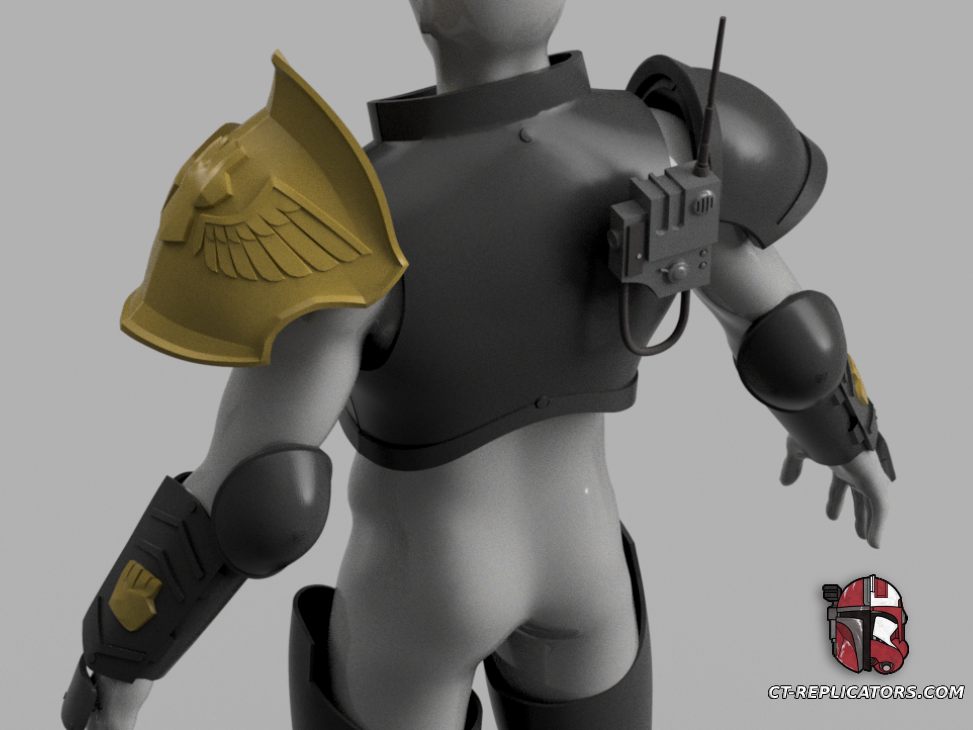 The Adeptus Arbites Class Armor 1:1 Cosplay Replica DARKTIDE