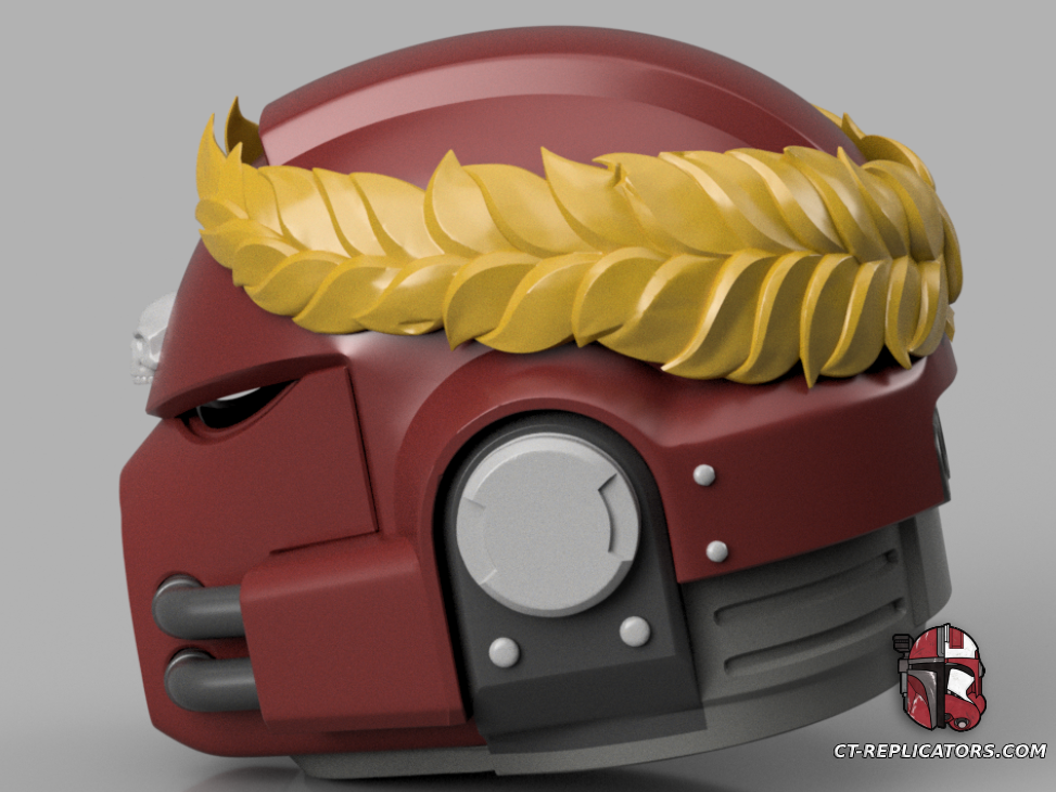 STL 3D Print Files MK7 Aquila Space Marine 2 Helmet PVP Update 1:1 Cosplay Replica