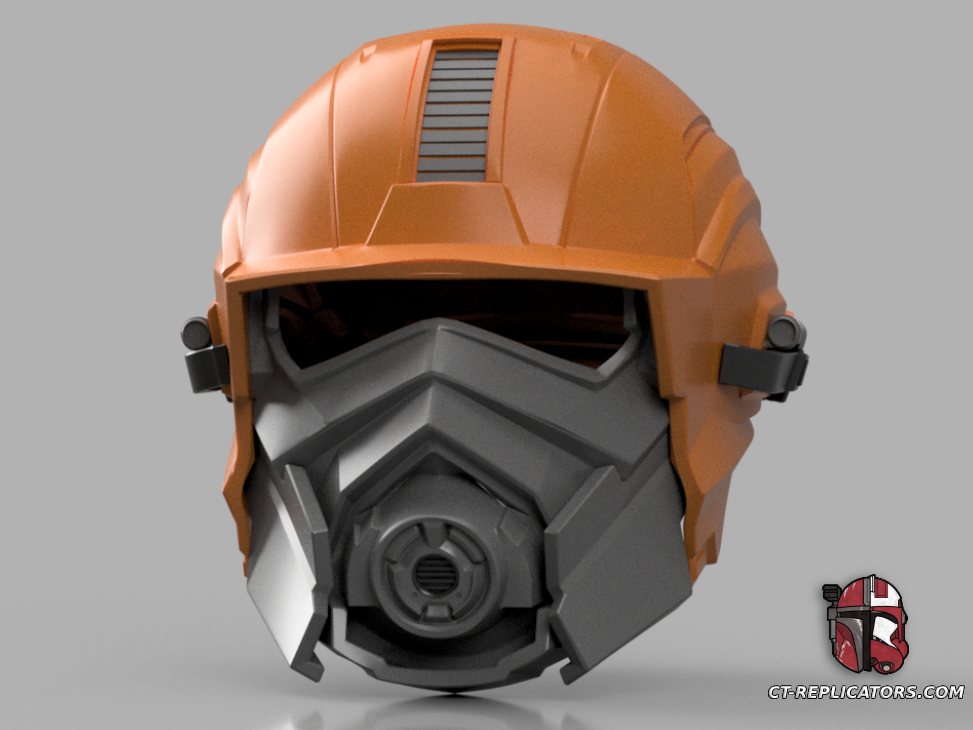 Helldivers 2 - I-92 Fire Fighter Helmet Cosplay 1:1 Replica