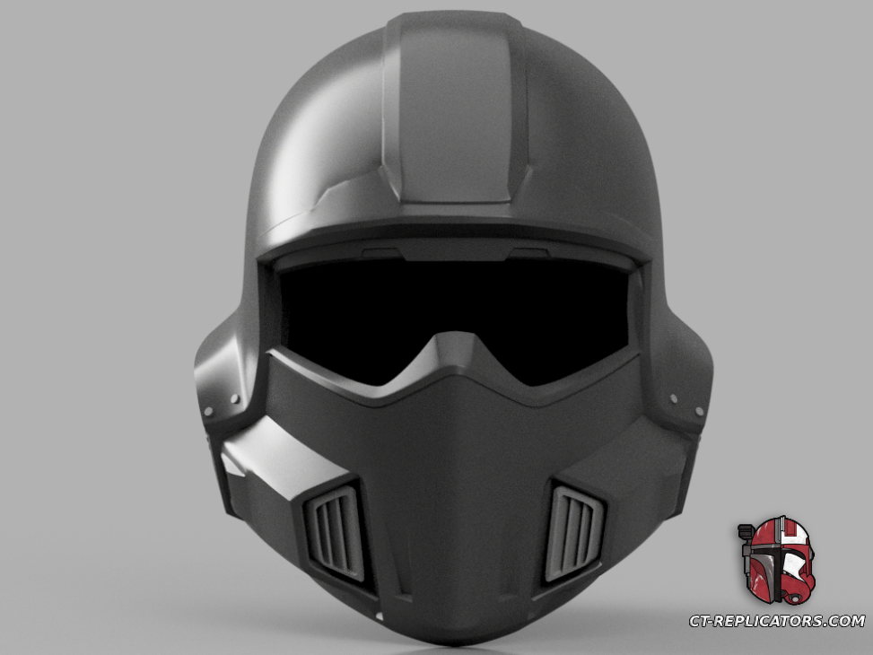 STL 3D Print Files Helldivers 2 - B0-1 Tactical Helmet DIY KIT Cosplay 1:1 scale