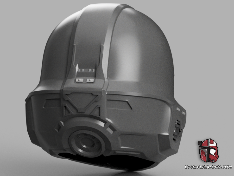 STL 3D Print Files Helldivers 2 - B0-1 Tactical Helmet DIY KIT Cosplay 1:1 scale