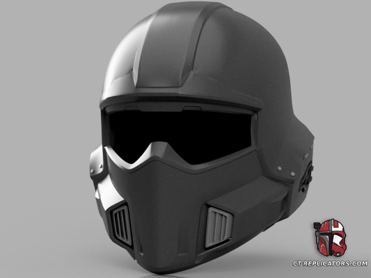 STL 3D Print Files Helldivers 2 - B0-1 Tactical Helmet DIY KIT Cosplay 1:1 scale