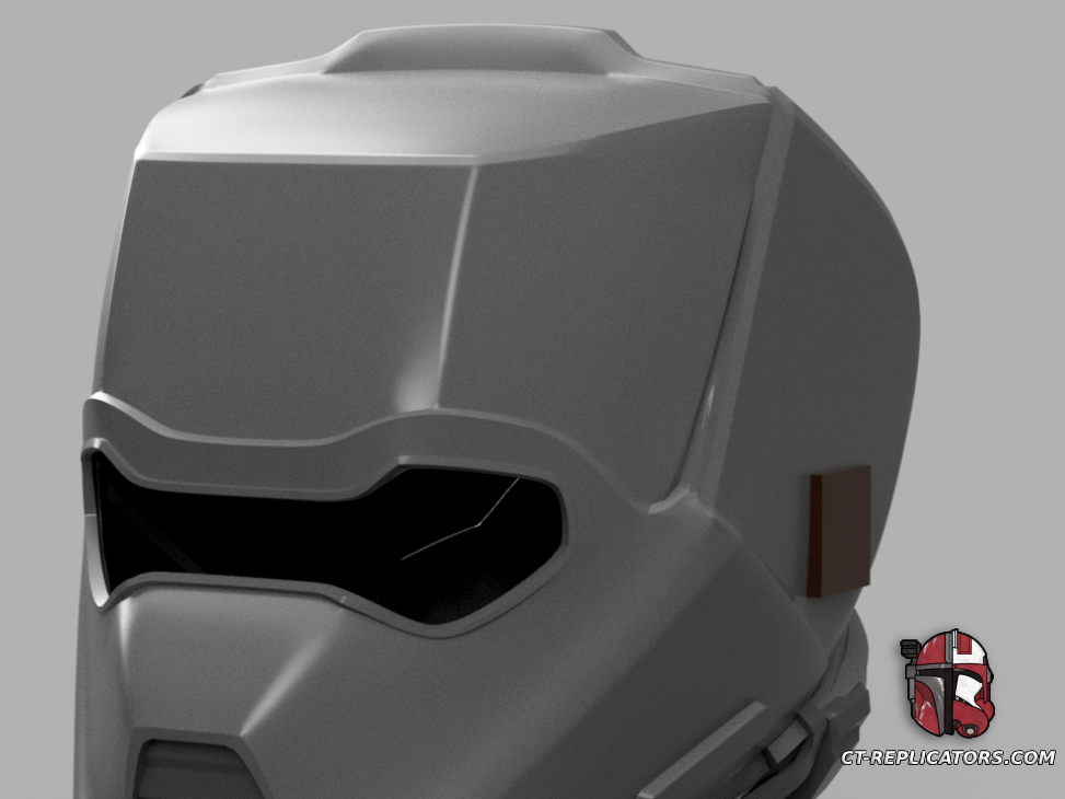 Helldivers 2 - AF-52 Lockdown Helmet DIY KIT Cosplay 1:1 scale