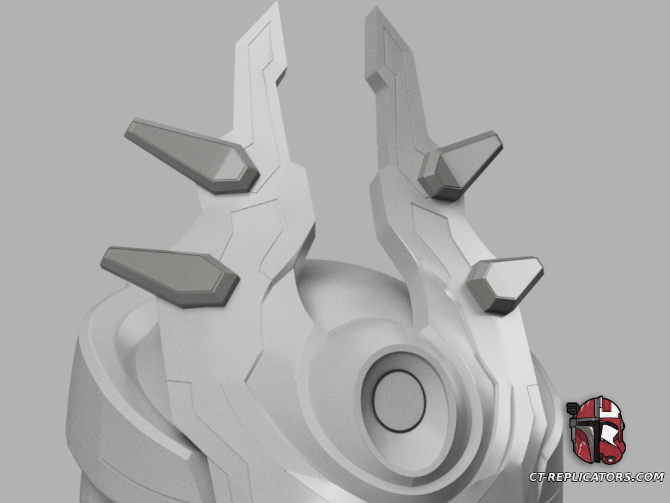 STL 3D Print Files Halo Infinite Sovereign Spear Helmet Cosplay 1:1 Replica Cosplay