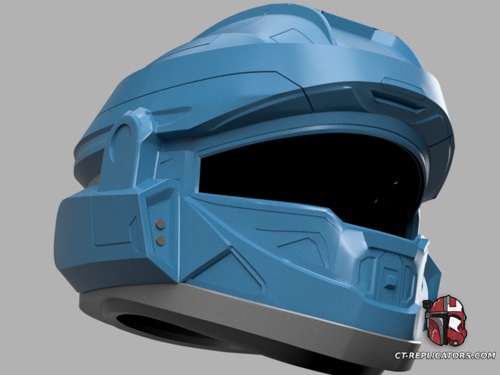 STL 3D Print Files Halo Infinite Military Police Helmet Cosplay 1:1 Replica Cosplay
