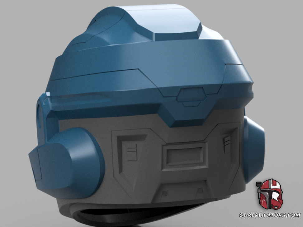 STL 3D Print Files Halo Infinite Military Police Helmet Cosplay 1:1 Replica Cosplay