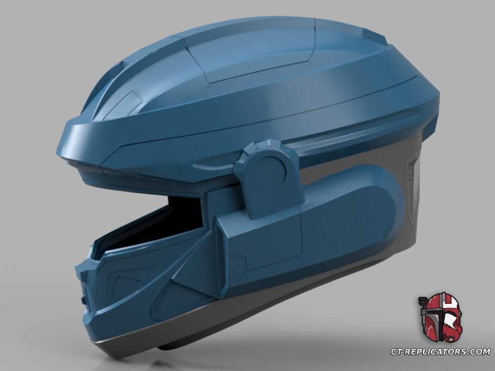 STL 3D Print Files Halo Infinite Military Police Helmet Cosplay 1:1 Replica Cosplay