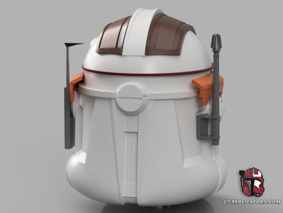 STL 3D Print Files Commander Cody Phase 2 Clone Trooper Helmet 1:1 ROTS Star Wars Cosplay Replica
