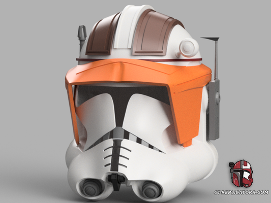 STL 3D Print Files Commander Cody Phase 2 Clone Trooper Helmet 1:1 ROTS Star Wars Cosplay Replica