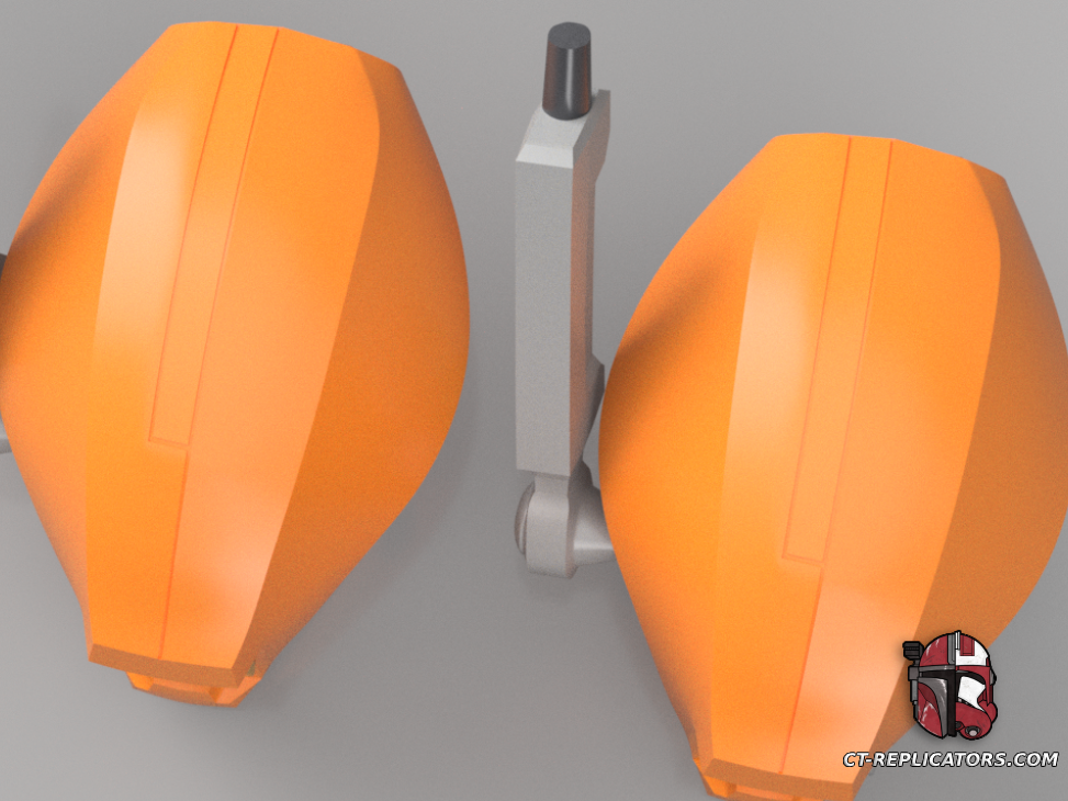 STL 3D Print Files Tau Fire Warrior Helmet 1:1 Cosplay Replica