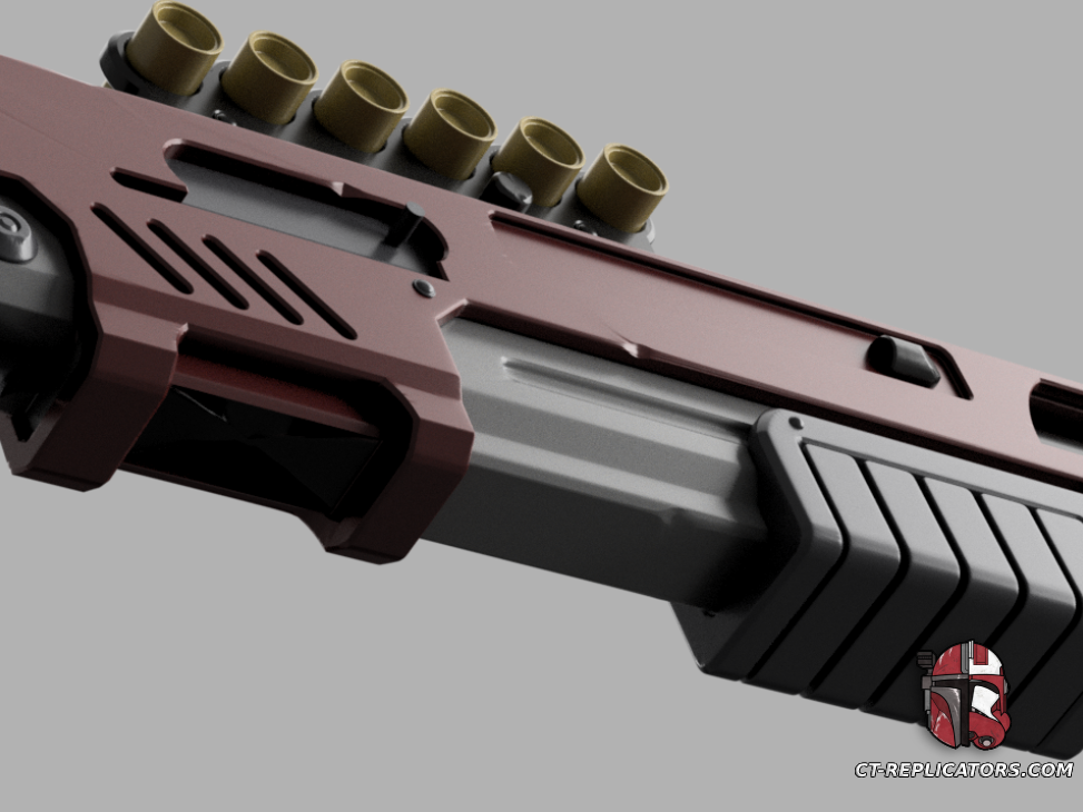 STL 3D Print Files The Adeptus Arbites Class Exterminator Shotgun 1:1 Cosplay Replica DARKTIDE