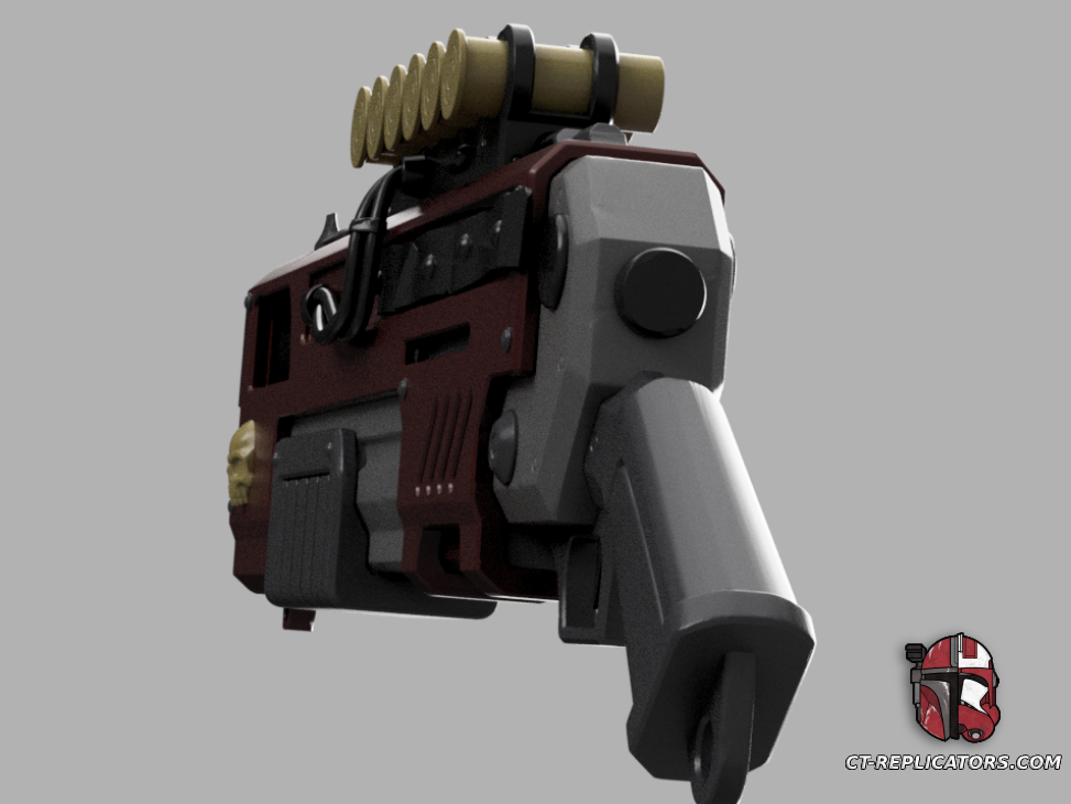 STL 3D Print Files The Adeptus Arbites Class Exterminator Shotgun 1:1 Cosplay Replica DARKTIDE