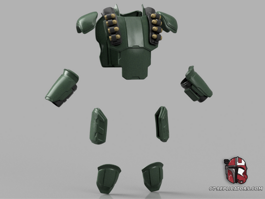 STL 3D Print Files Helldivers 2 FS-37 Ravager Armor Diy Kit Cosplay 1:1