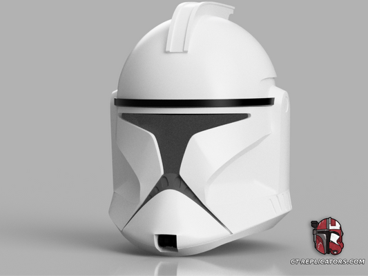STL 3D Print Files Clone Trooper Helmet Officer Heavy Battlefront 2 Phase 1 AOTC Star Wars 1:1 Cosplay