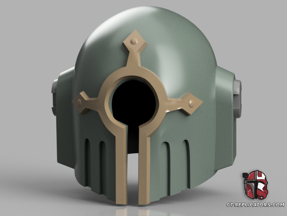 STL 3D Print Files Blightlord Nurgle Champion Helmet Space Marine Cosplay 1:1 Replica