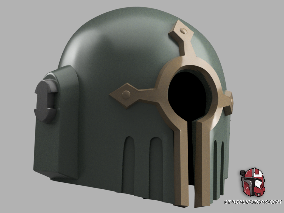 STL 3D Print Files Blightlord Nurgle Champion Helmet Space Marine Cosplay 1:1 Replica