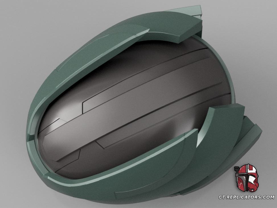 STL 3D Print Files Halo Infinite Renegade Helmet Cosplay 1:1 Replica Cosplay