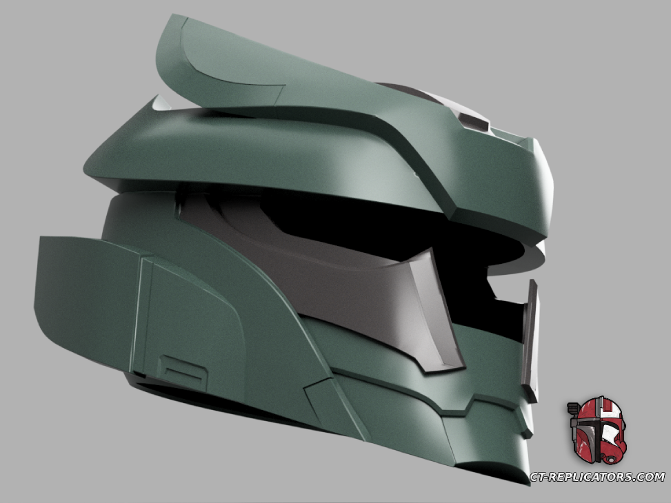 STL 3D Print Files Halo Infinite Renegade Helmet Cosplay 1:1 Replica Cosplay