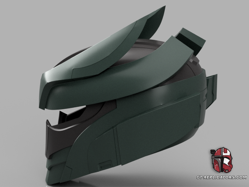 STL 3D Print Files Halo Infinite Renegade Helmet Cosplay 1:1 Replica Cosplay