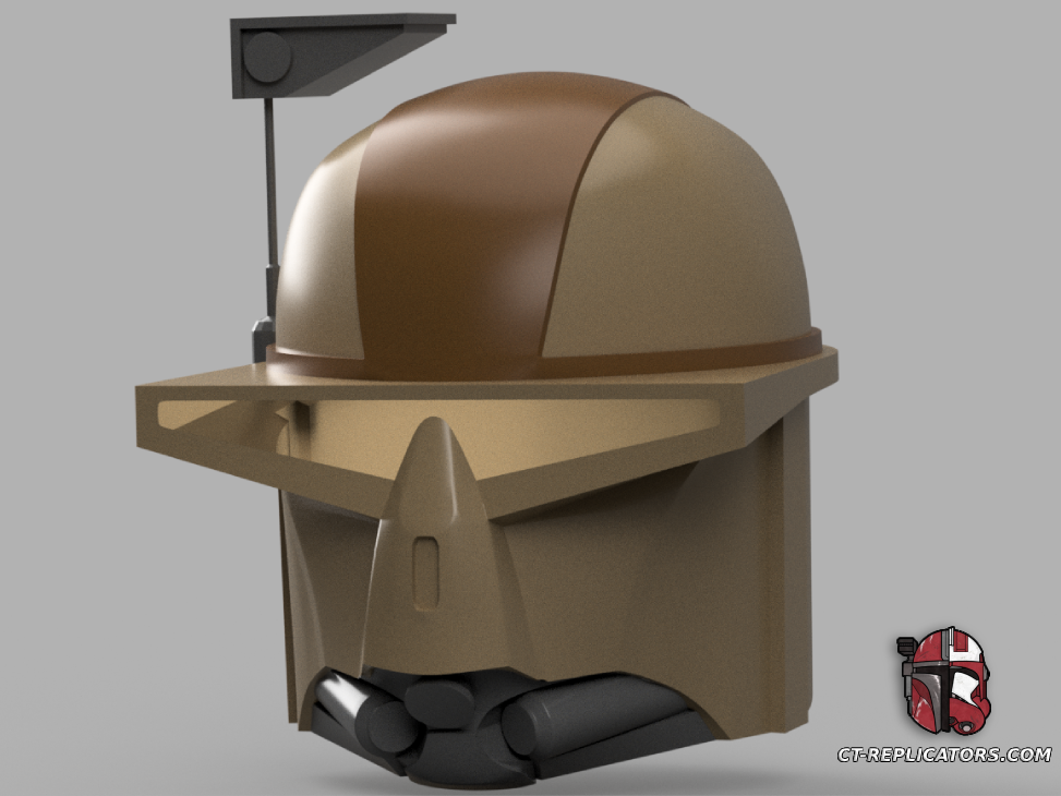 Obi-wan Kenobi Mcquarrie Bounty Hunter Helmet TCW Animated 1:1 Cosplay Replica