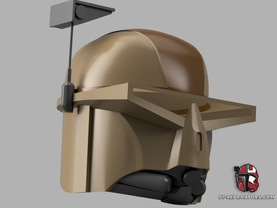 Obi-wan Kenobi Mcquarrie Bounty Hunter Helmet TCW Animated 1:1 Cosplay Replica