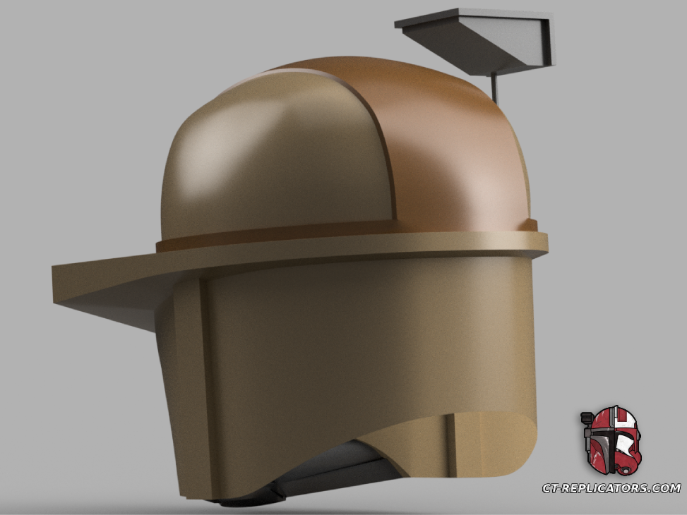 Obi-wan Kenobi Mcquarrie Bounty Hunter Helmet TCW Animated 1:1 Cosplay Replica