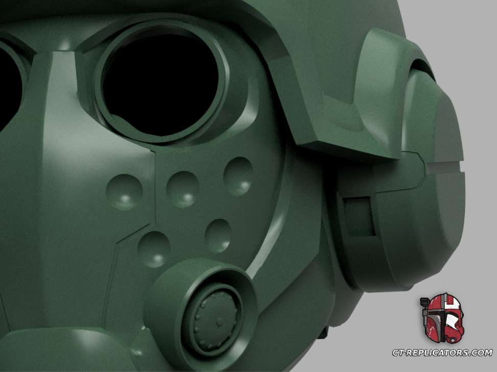 STL 3D Print Files Veteran Class Scion Helmet 1:1 Cosplay Replica DARKTIDE