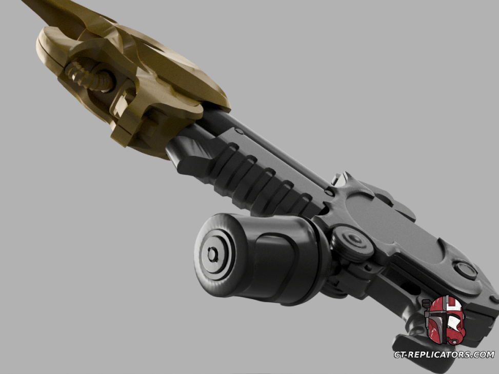 STL 3D Print Files Thousand Sons Flamethrower - Rubric Space Marine 2 Cosplay 1:1 Replica