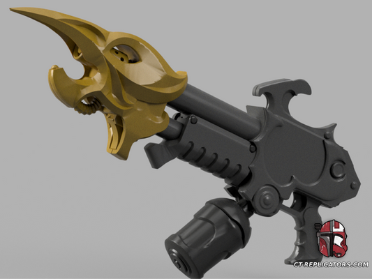 STL 3D Print Files Thousand Sons Flamethrower - Rubric Space Marine 2 Cosplay 1:1 Replica
