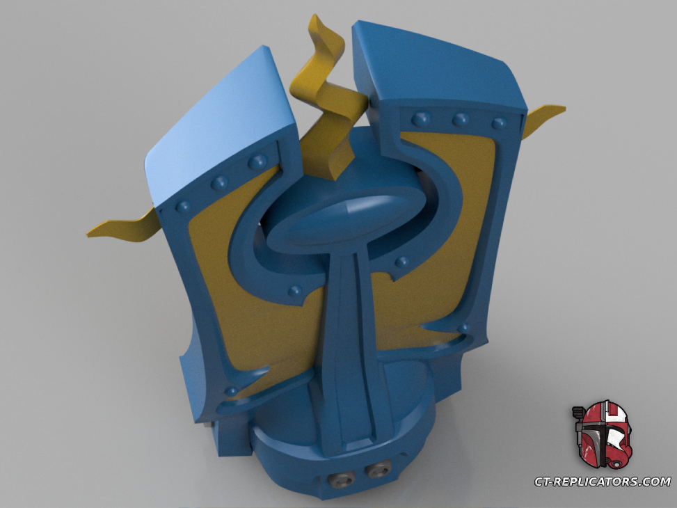 STL 3D Print Files Thousand Sons Sorcerer Rubric Space Marine 2 Helmet Cosplay 1:1