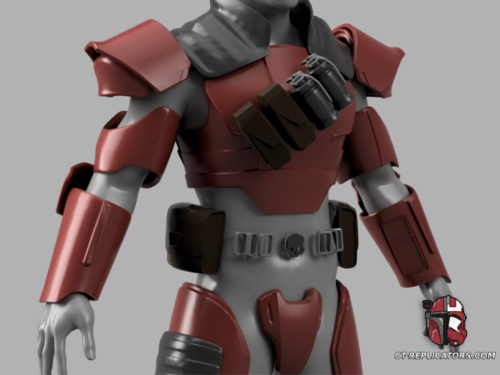 Helldivers 2 - UF-50 Bloodhound armor Cosplay 1:1 Replica