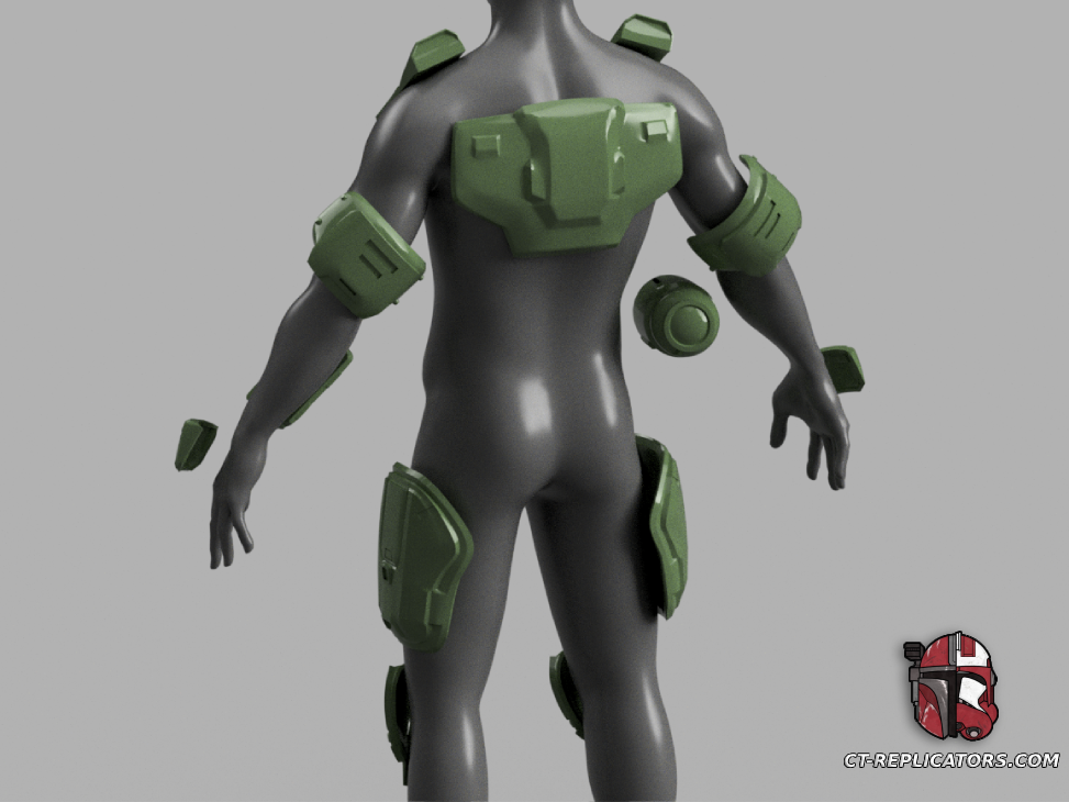 Helldivers 2 - AF-50 Noxious Ranger Armor DIY KIT Cosplay 1:1