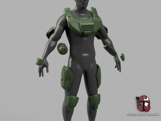 Helldivers 2 - AF-50 Noxious Ranger Armor DIY KIT Cosplay 1:1