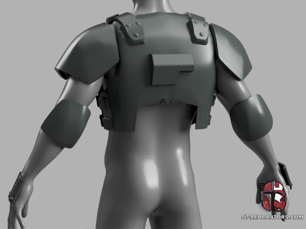 STL 3D Print Files The Veteran Class Cadian Type Armor 1:1 Cosplay Replica DARKTIDE