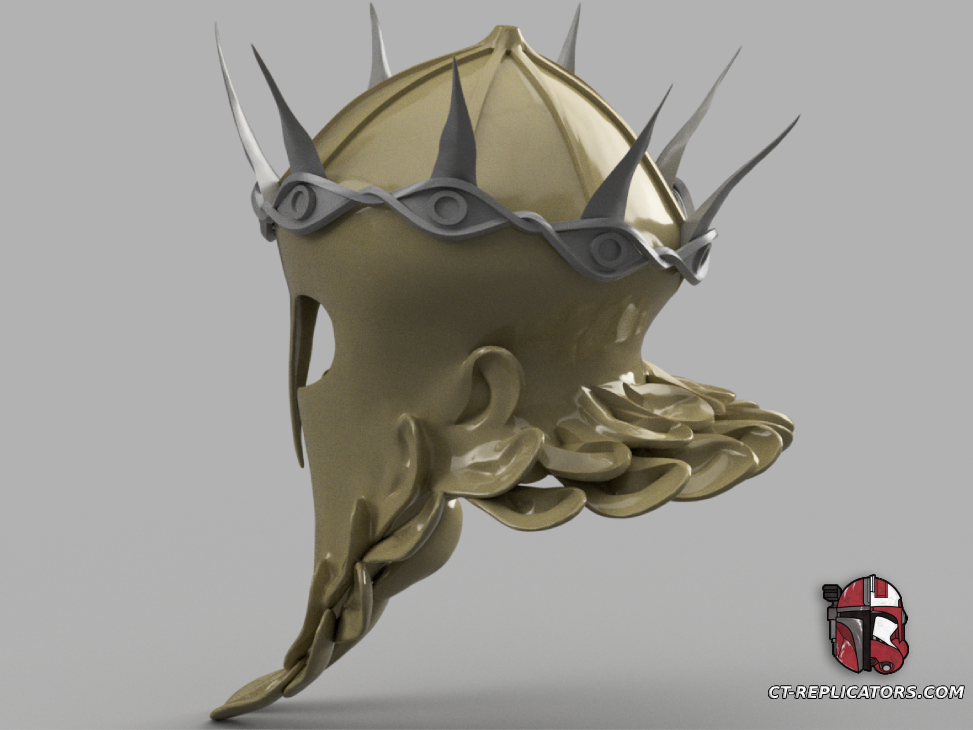 STL 3D Print Files Elden Ring all knowing Helmet 1:1 Cosplay