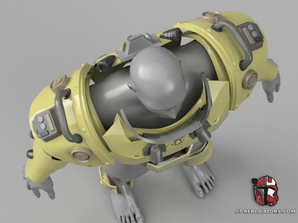 STL 3D Print Files The Psyker Class Mind Witch’s Psi Conductive Armour of Redemtion Armor 1:1 Cosplay Replica DARKTIDE